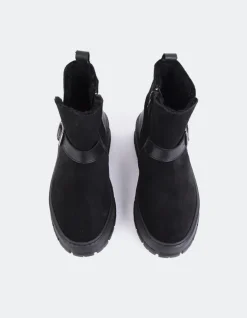 Women L'INTERVALLE Plorin Black Suede