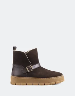 Women L'INTERVALLE Plorin Brown Suede