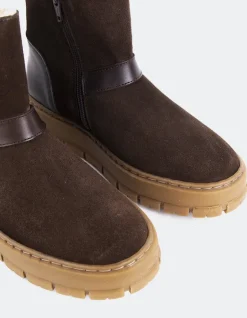Women L'INTERVALLE Plorin Brown Suede