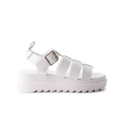 Women L'INTERVALLE Ponza White Leather