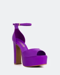 Women L'INTERVALLE Porfi Purple Leather