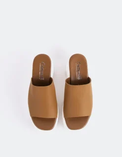 Women L'INTERVALLE Positive Tan Leather