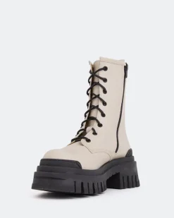 Women L'INTERVALLE Prairie Beige Leather