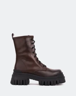 Women L'INTERVALLE Prairie Brown Leather