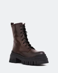 Women L'INTERVALLE Prairie Brown Leather