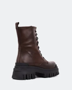 Women L'INTERVALLE Prairie Brown Leather