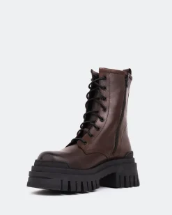 Women L'INTERVALLE Prairie Brown Leather