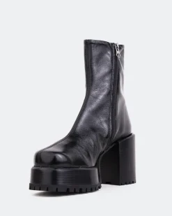 Women L'INTERVALLE Prescot Black Leather
