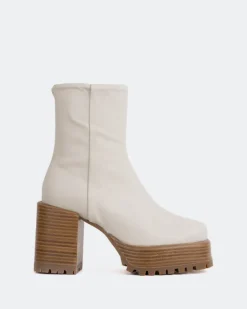 Women L'INTERVALLE Prescot Off White Leather