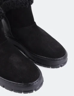 Women L'INTERVALLE Primord Black Suede