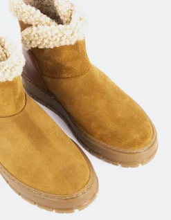 Women L'INTERVALLE Primord Cognac Suede