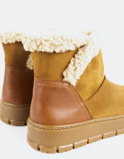 Women L'INTERVALLE Primord Cognac Suede