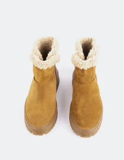 Women L'INTERVALLE Primord Cognac Suede