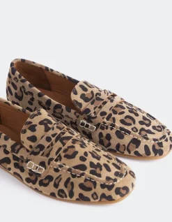 Women L'INTERVALLE Prism Leopard Leather