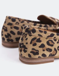 Women L'INTERVALLE Prism Leopard Leather