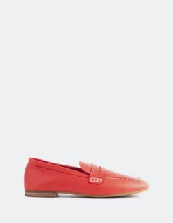 Women L'INTERVALLE Prism Red Leather