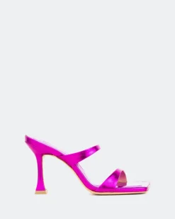 Women L'INTERVALLE Pyramid, Fucshia Metal/Métal Fucshia