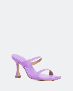 Women L'INTERVALLE Pyramid, Purple Leather/Cuir Violet