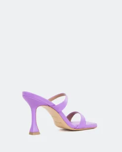 Women L'INTERVALLE Pyramid, Purple Leather/Cuir Violet