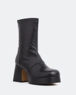 Women L'INTERVALLE Qoli Black Leather