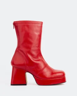 Women L'INTERVALLE Qoli Red Leather