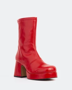 Women L'INTERVALLE Qoli Red Leather
