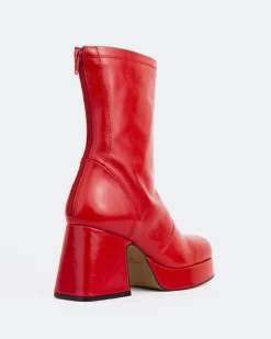 Women L'INTERVALLE Qoli Red Leather