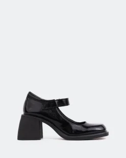 Women L'INTERVALLE Queensway Black Leather