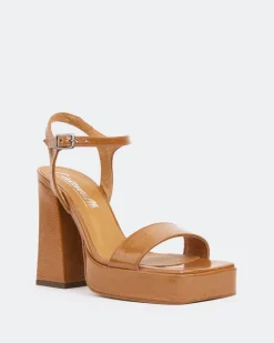 Women L'INTERVALLE Rabanne, Cognac Naplack/Naplack Cognac