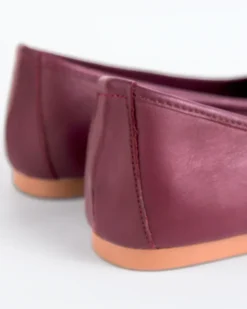 Women L'INTERVALLE Ramesses Burgundy Leather