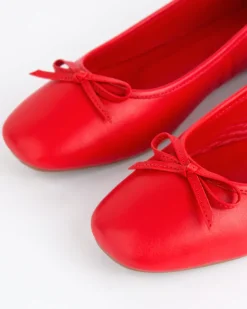 Women L'INTERVALLE Ramesses Red Leather