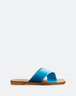 Women L'INTERVALLE Ranch Blue Velvet