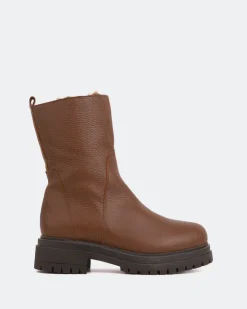 Women L'INTERVALLE Rangler Brown Leather