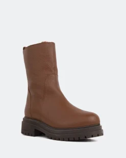 Women L'INTERVALLE Rangler Brown Leather
