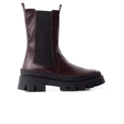 Women L'INTERVALLE Ravenna Dark Brown Leather
