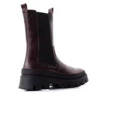 Women L'INTERVALLE Ravenna Dark Brown Leather