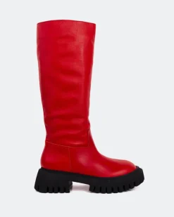 Women L'INTERVALLE Rector Red Leather