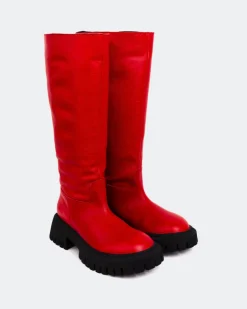Women L'INTERVALLE Rector Red Leather