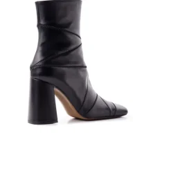 Women L'INTERVALLE Redwood Black Leather