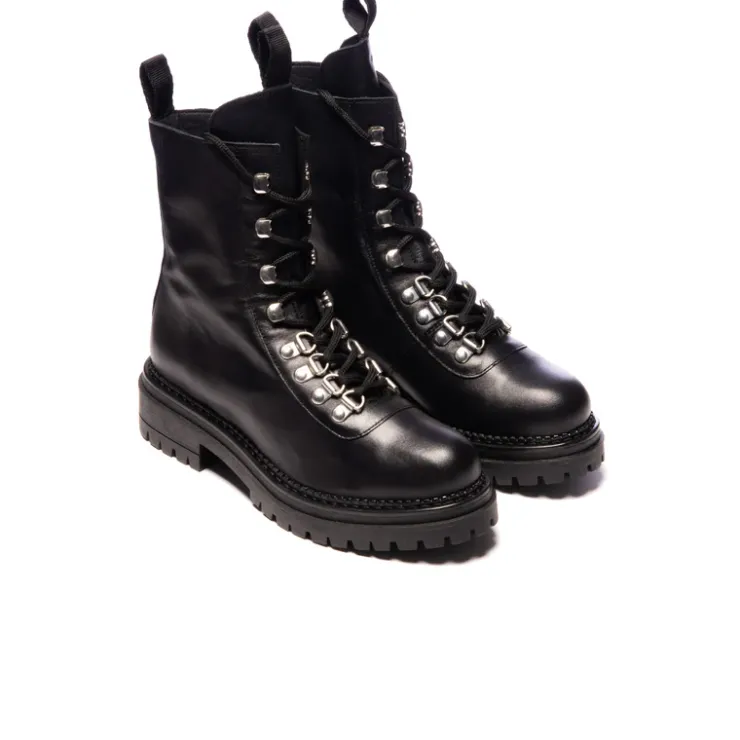 Women L'INTERVALLE Reina Black Leather