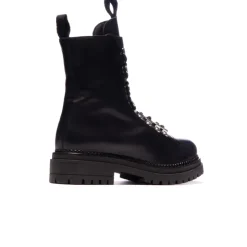 Women L'INTERVALLE Reina Black Leather