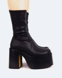 Women L'INTERVALLE Remington Black Leather