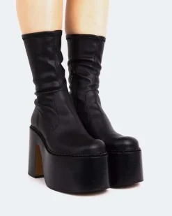Women L'INTERVALLE Remington Black Leather