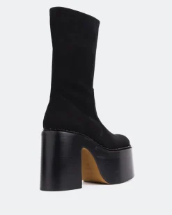 Women L'INTERVALLE Remington Black Suede Stretch