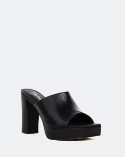 Women L'INTERVALLE Republic, Black Leather/Cuir Noir