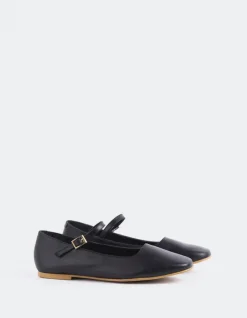 Women L'INTERVALLE Reubena Black Leather