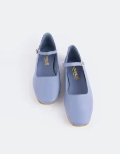Women L'INTERVALLE Reubena Blue Leather