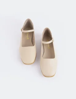Women L'INTERVALLE Reubena Nude Leather