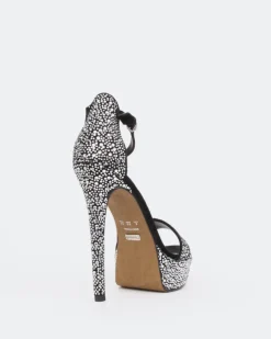 Women L'INTERVALLE Rinna, Black Suede/Suède Noir