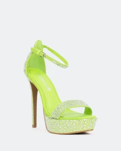 Women L'INTERVALLE Rinna, Green Suede/Suède Vert